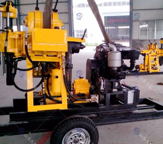 JIUZUAN FY130 Wheeled Four-Wheel Driver Hydraulic Rotary Drilling Rig Used for Water Well/Pile Drivi