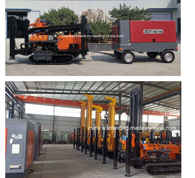 JIUZUAN FY180 260 280  Crawler Hydraulic DTH Rock Water Well Drilling Rig/Borehole Drill Machine