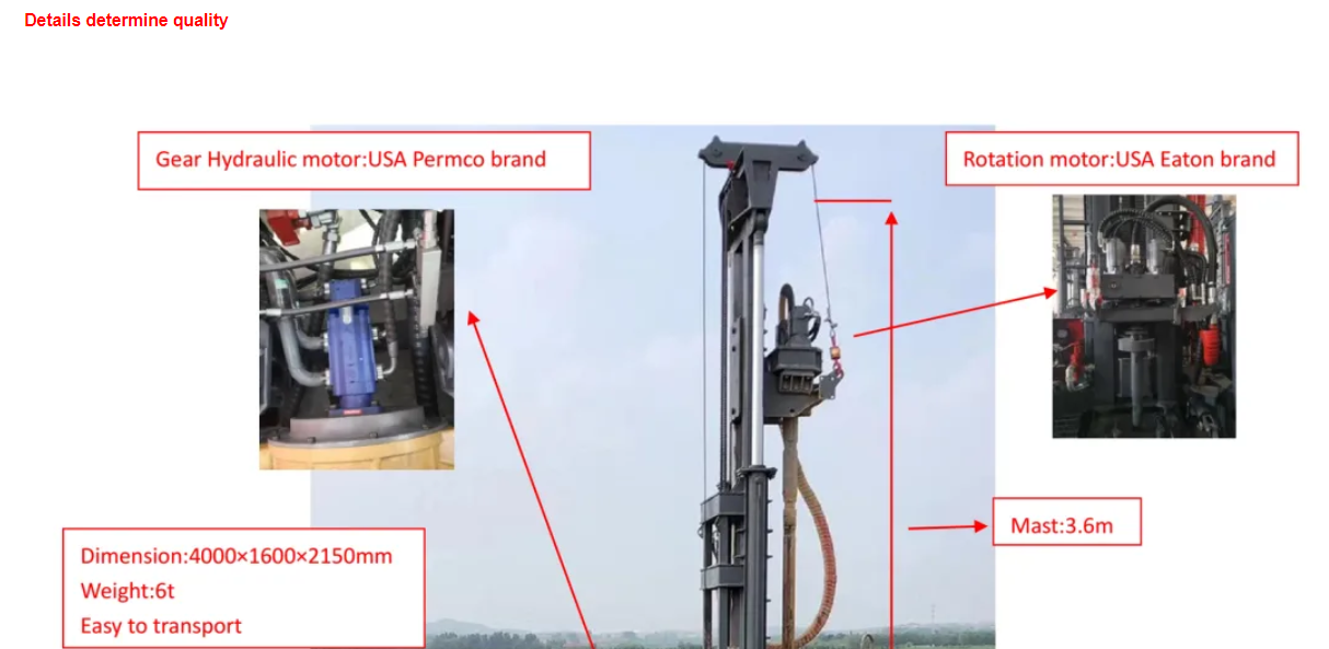 JIUZUAN FYX180 200 Crawler Hydraulic SeriesMining Water Well Drilling Rig/Engineering Construction