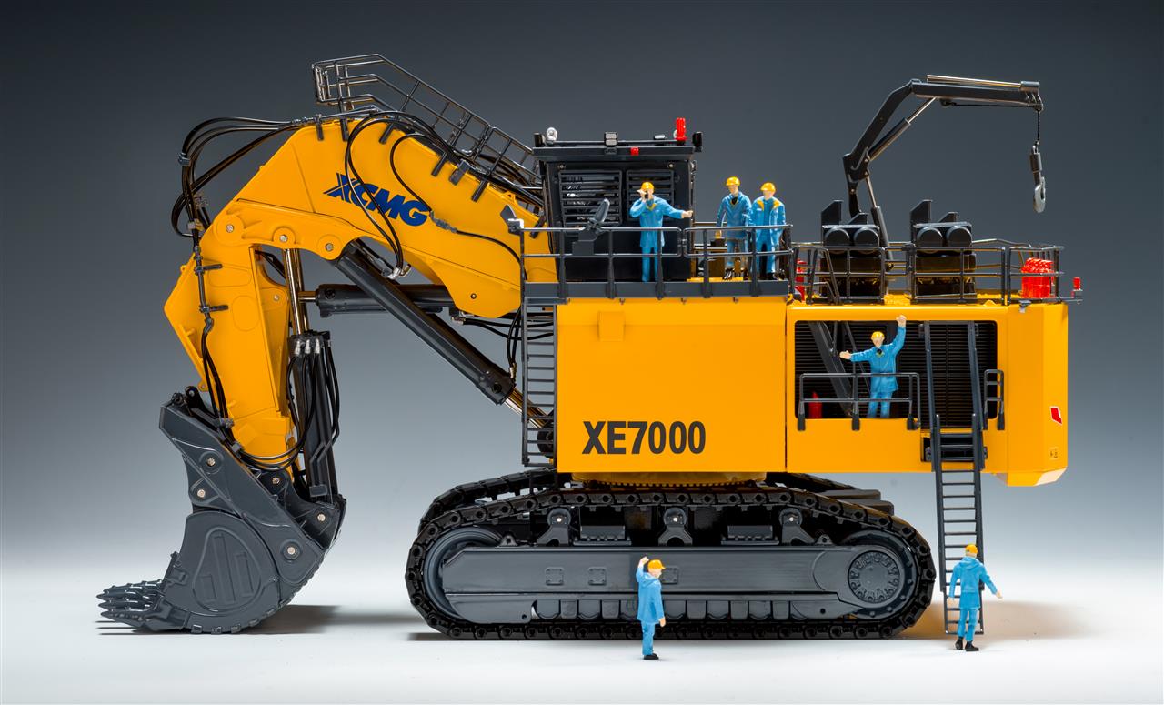 徐工XE7000挖机矿挖1:50模型