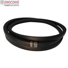 Ready to ship black rubber hard cord double V belt