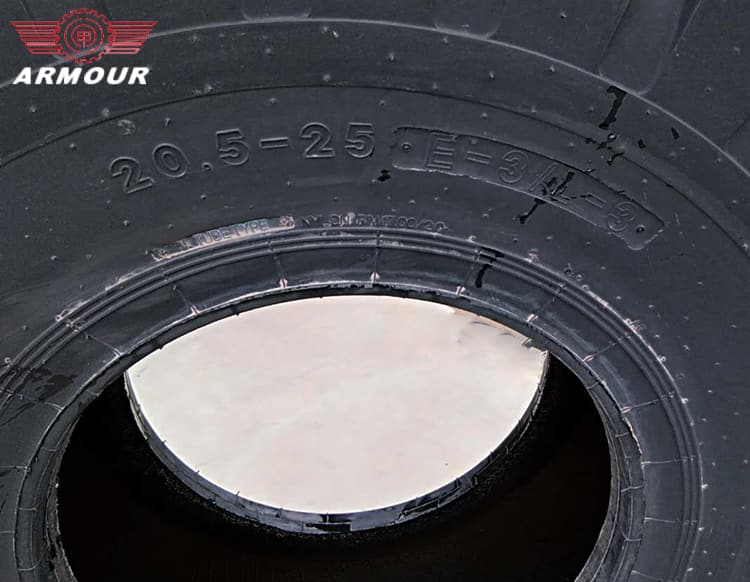 Nylon tires 17.5-25 16PR 14.00/1.5 rim Armour tires with strong carrying capacity for sale