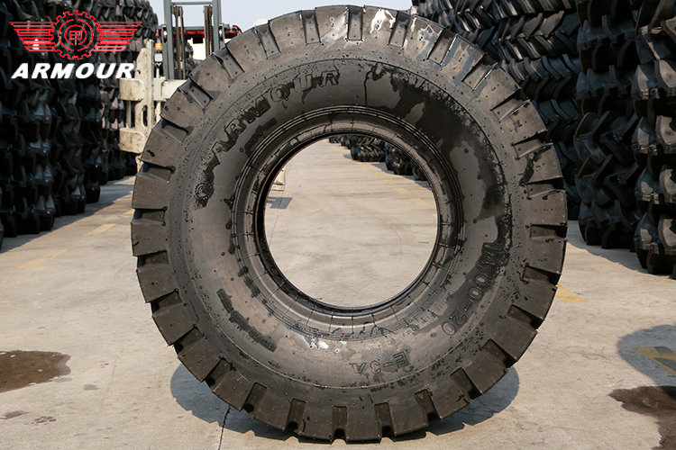 Armour tyres for mining dump trucks 12.00-20TT with good heat dissipation performance