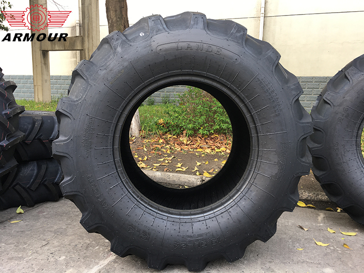 16.9-24 R4A W15L rim 429mm width Armour excavator tires for Integral backhoe loaders price