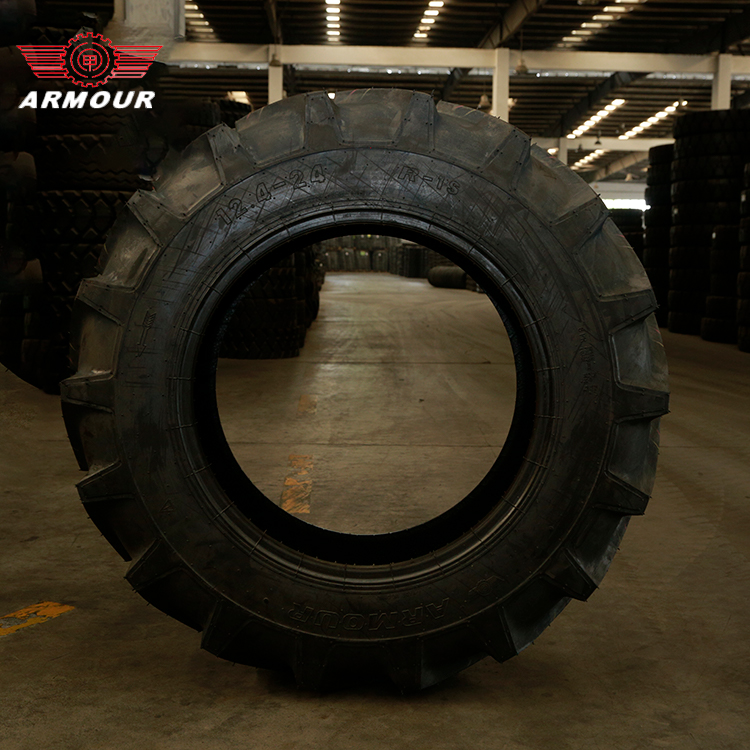 Armour 7.50-16 12.4-24 4/8/12PR 205mm width agricultural tire widely used for machinery price