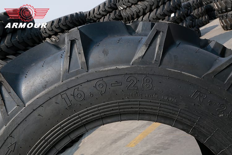 Armour 16.9-28 tractor tire R-2S 58mm pattern depth 431mm width for agriculture machinery price