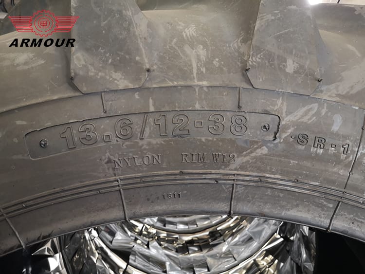 Agricultural tire 13.6/12-38 10PR Armour with excellent puncture resistance for sale