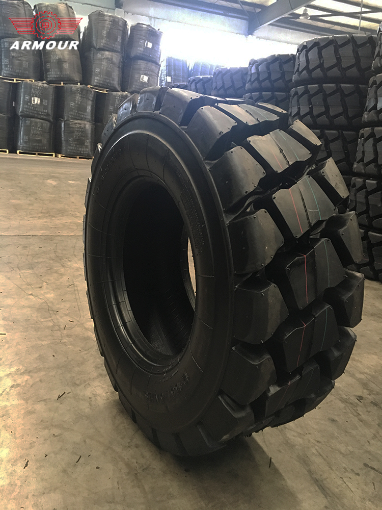 Armour forklift tire 12-16.5TL L5A with impact-resistant for industrial vehicle price