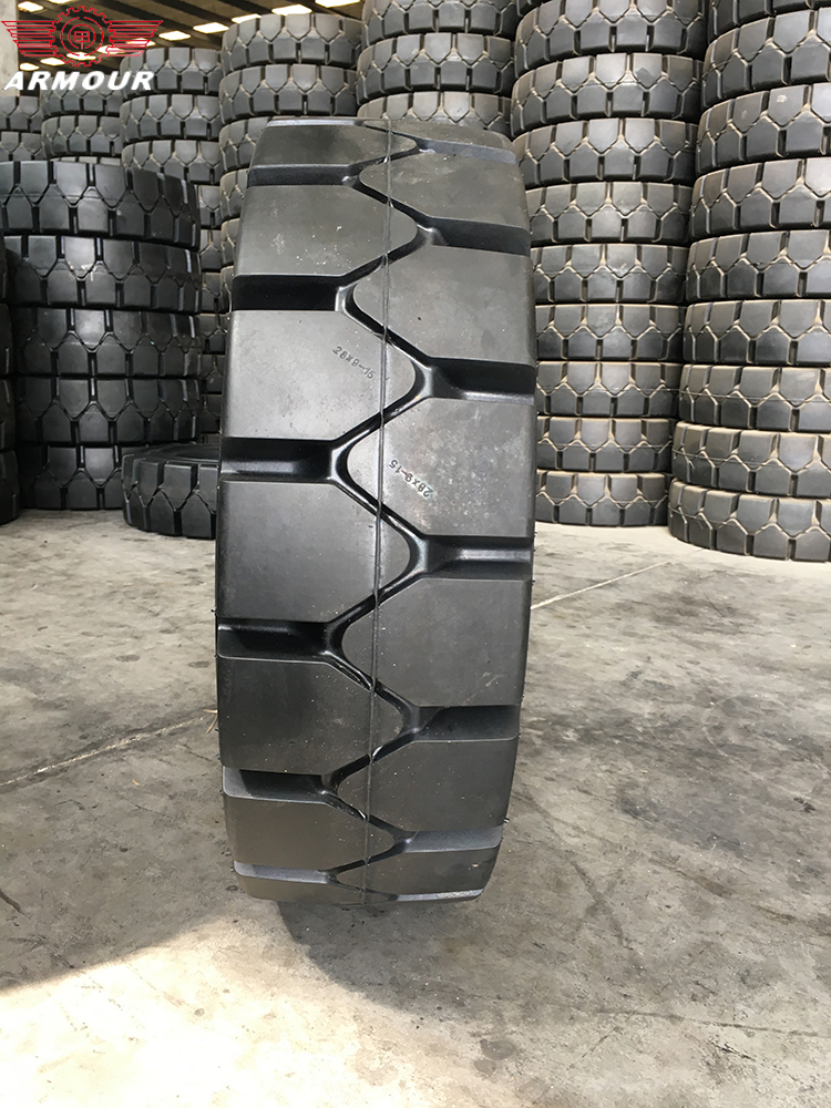 Solid tyres Armour 28*9-15 SP800 with high wear resistance price