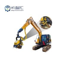 harvester machine tree cutting 360mm machine log cutter wood harvesting head