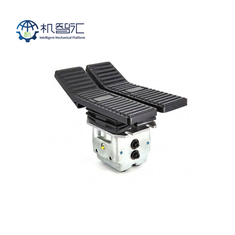 Excavator hydraulic foot pedal