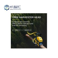 harvester machine tree cutting 360mm machine log cutter wood harvesting head