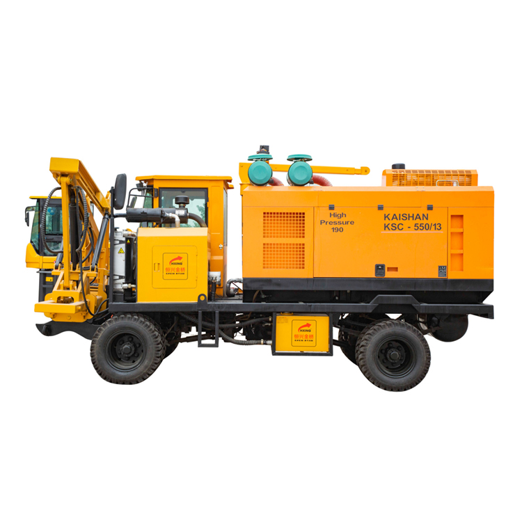 Hengxing brand new pile driver for highway guardrail HXT26 with 300mm drilling diameter price