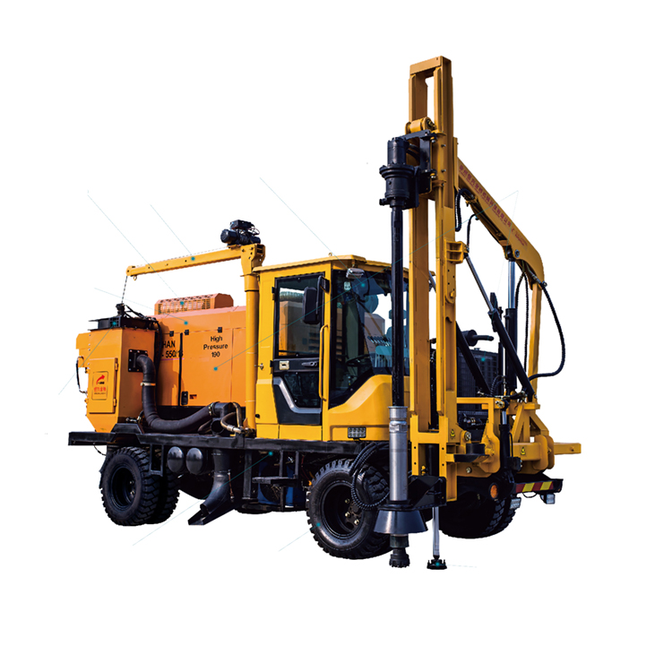 Hengxing brand new pile driver for highway guardrail HXT26 with 300mm drilling diameter price