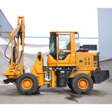 Hengxing high quality wheel highway guardrail pile driver HXLS26 with hydraulic hammer price