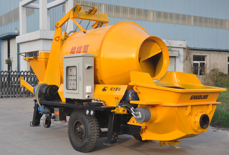 Shuoli brand new concrete mixer and pump JBTS concrete mixing pump price