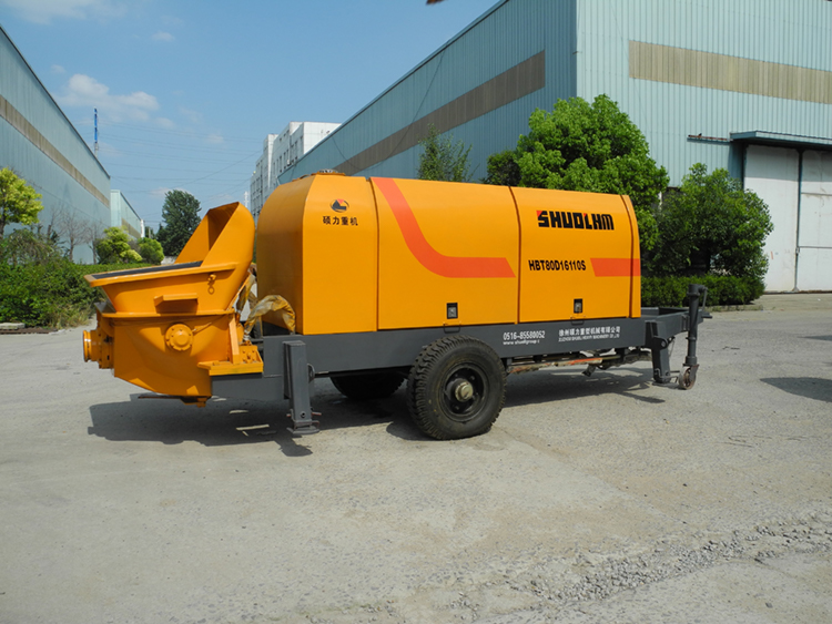 ShuoLi HBT series hydraulic trailer concrete pump with good quality price for sale