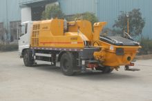 China shuoli 80m3/h truck mounted pump for concrete HBC80-11-110 for sale
