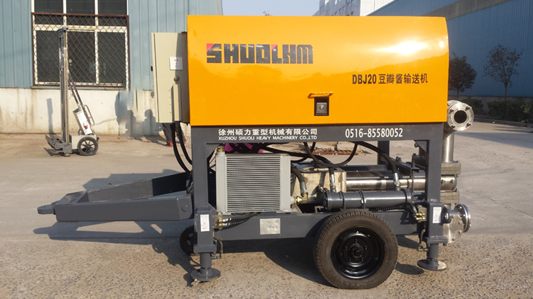 Shuoli DBJ20B trailer pump viscous food delivery pump 23m3/h price