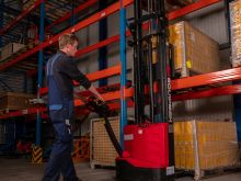 EP 1 ton electric stacker use in small warehouses light application price