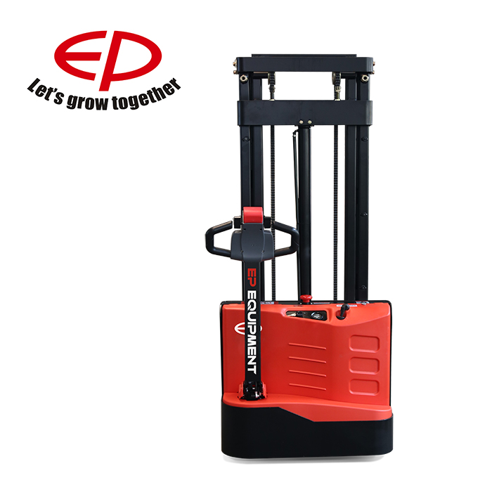 EP stacker with lithium battery 1.2 ton small dimension 2056mm mast height