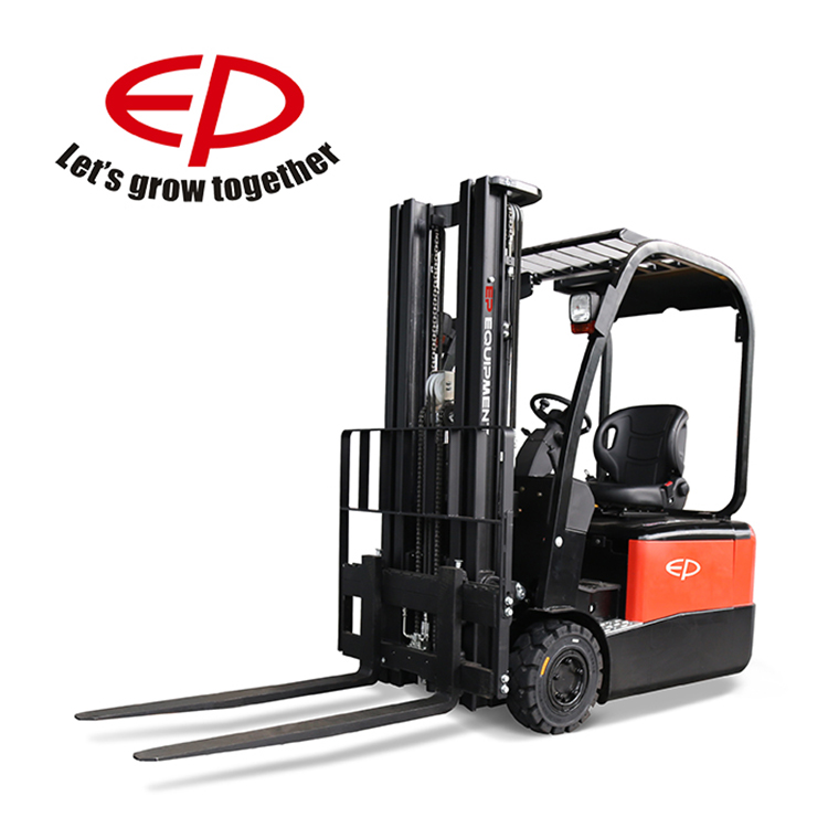 China brand EP 3 wheel lithium forklift CPD18TV8 1.8 ton 4m mast height for sale