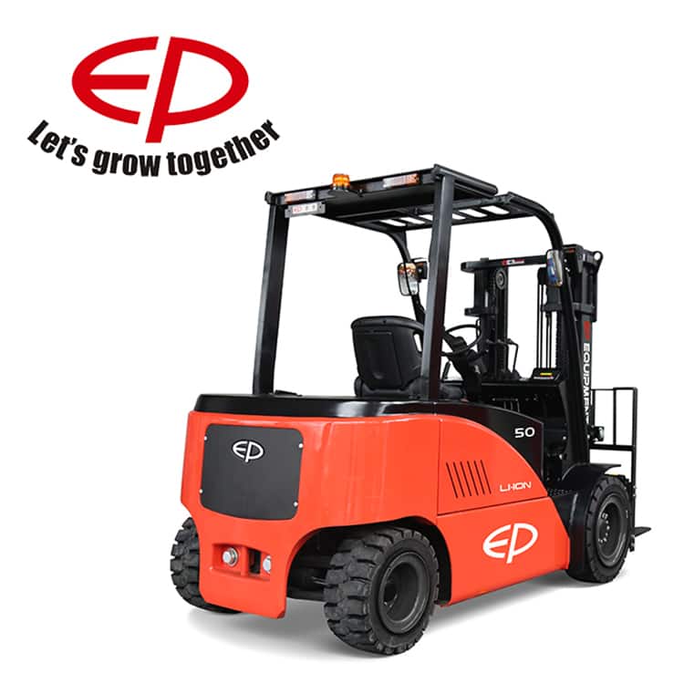 EP counterbalance forklift with four wheel 5 ton capacity price