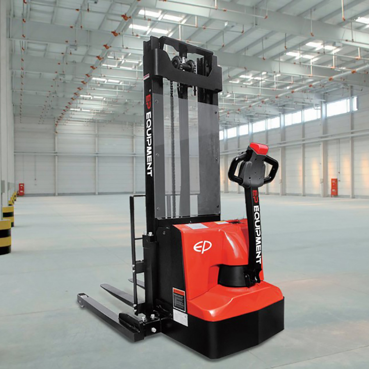 EP electric stacker 1.2 ton 3m lift height straddle stacker use for warehouse price