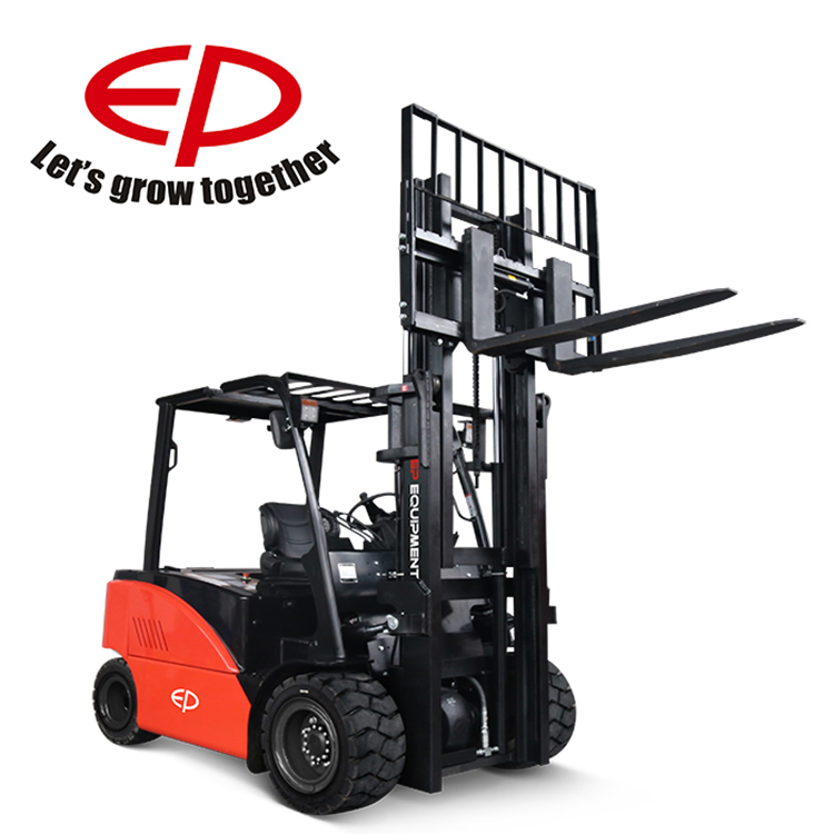 EP counterbalance forklift with four wheel 5 ton capacity price