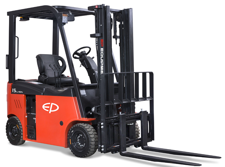 Electric forklift truck EP 2 ton 4 wheel CPD20L1 6m lift height for warehouse sale