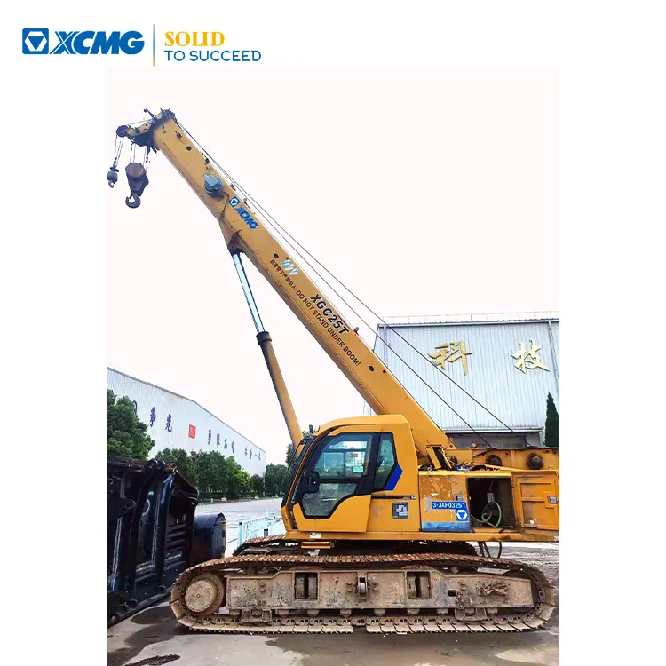 XCMG used  Year 2019 crawler crane XGC25T telescopic crawler crane Price