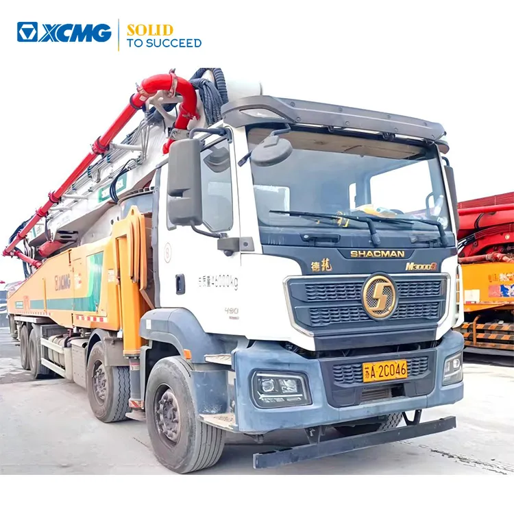 XCMG Official Used HB62V Concrete Pump Truck 4 Axle 62m Used Hydraulic Concrete Boom Pump Truck