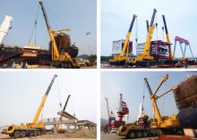 XCMG second-hand all terrain truck crane QAY260 for sale