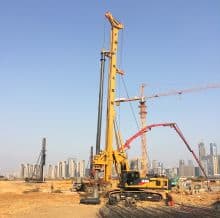 XCMG Brand used XR280D 88m Depth China Hydraulic Rotary Drilling Rig Price