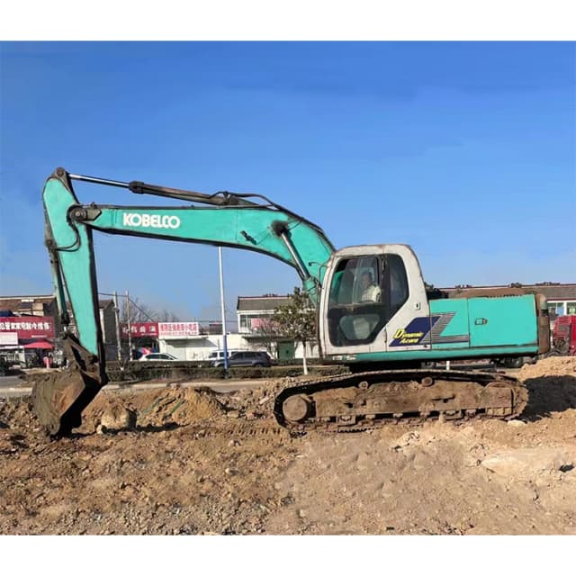 Kobelco SK200-6E Used excavator 20 ton hydraulic crawler backhoe excavator on sale