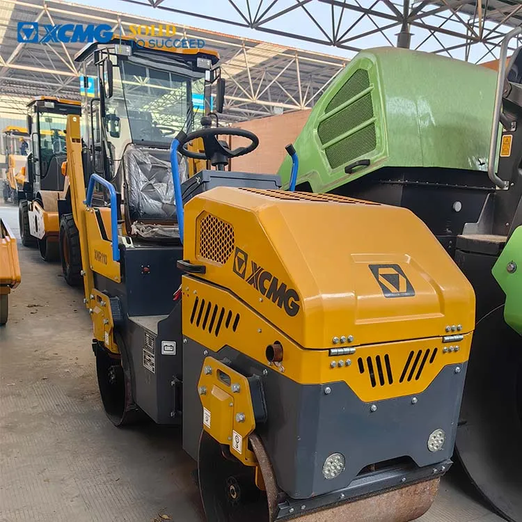 XCMG Official Used Small Mini Double Drum Road Roller Xmr110 Compactor ...