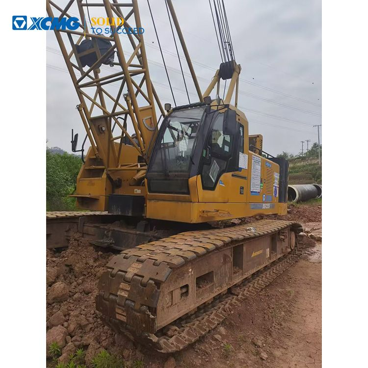 XCMG Factory Second-hand Lifting Machinery Telescopic Boom Crawler Crane XGC55 Hot Sale