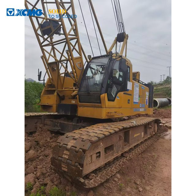 XCMG Factory Second-hand Lifting Machinery Telescopic Boom Crawler Crane XGC55 Hot Sale
