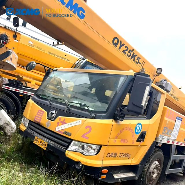 XCMG Used Mobile Crane Truck QY25K5-Ⅱ Construction Yard Lifting Equipment