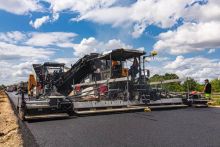 XCMG Official Used RP453L Mini Asphalt Paver Outdoor