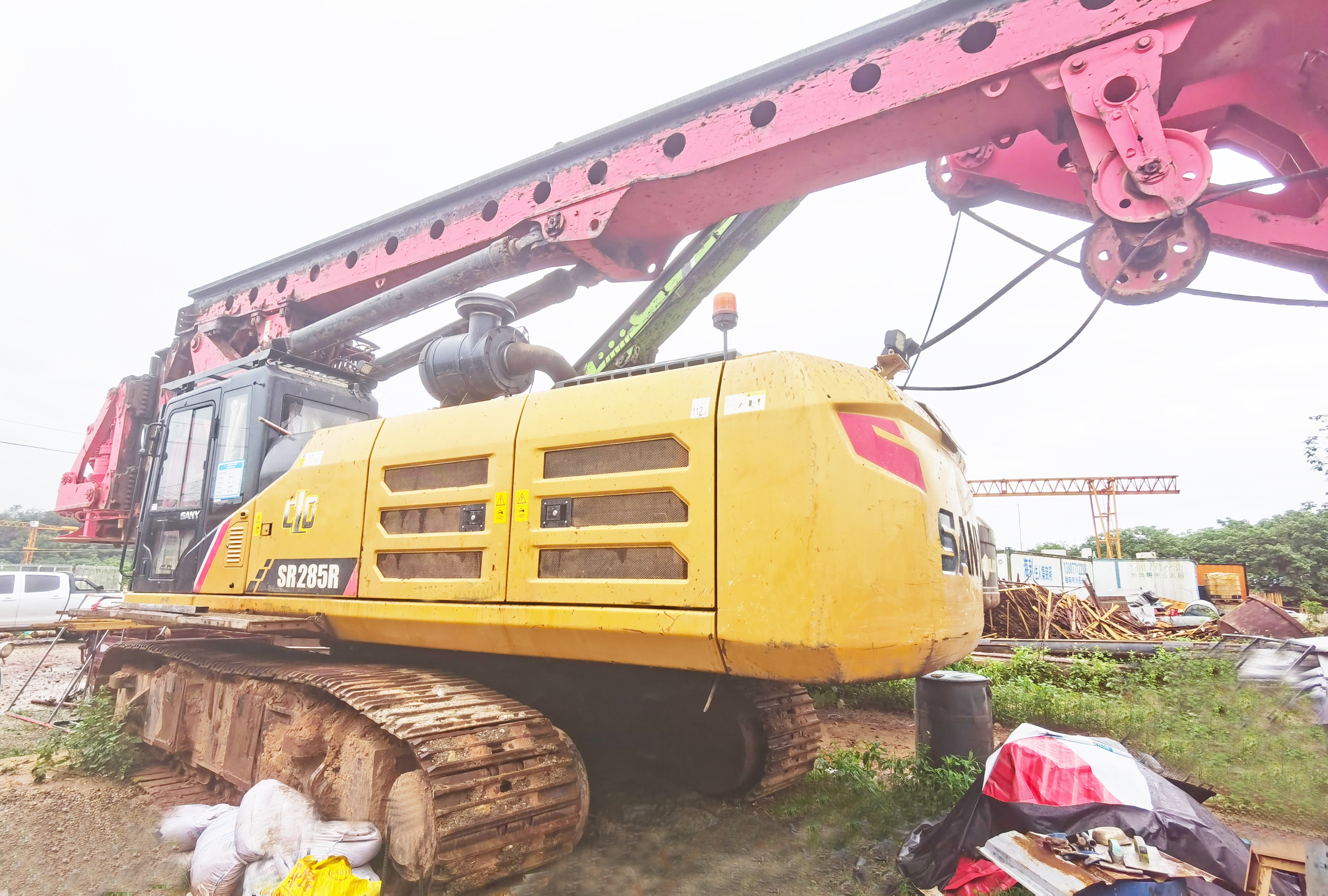 Sany Rotary Drilling Rig Machine SR285 Used Rotary Drilling