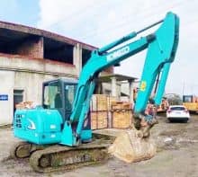 Kobelco Used excavator SK60 earthmoving machinery 6 ton crawler digger