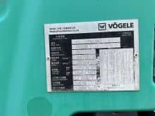 Vogele Used sturdy and durable SUPER1880L asphalt tracked universal paver