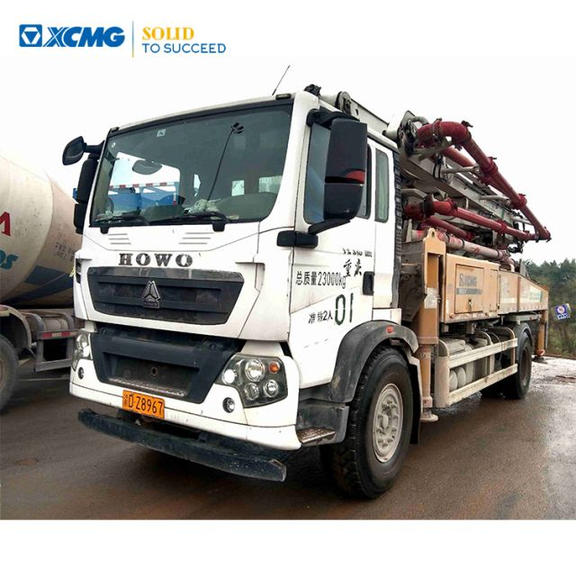 XCMG Official 37 M Used Truck-Mounted Concrete Boom Pump HB37V Price