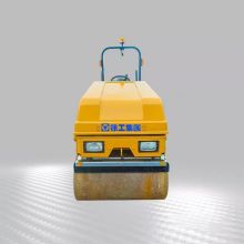 XCMG used XMR153 1.5 ton walk behind double drum road roller price for sale