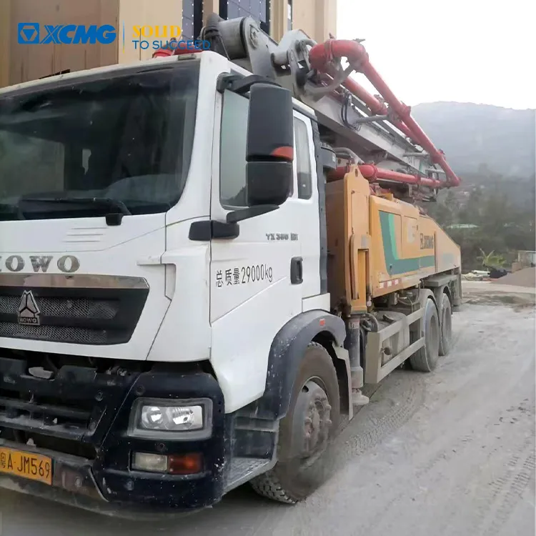 XCMG Official Used HB43V Truck-Mounted Concrete Boom Pump with Perfect Condition