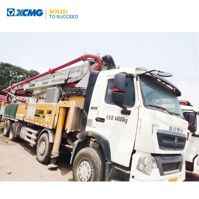 XCMG Official Used 58m Hydraulic Concrete Boom Pump Truck HB58V Truck-mounted Concrete Pump Price