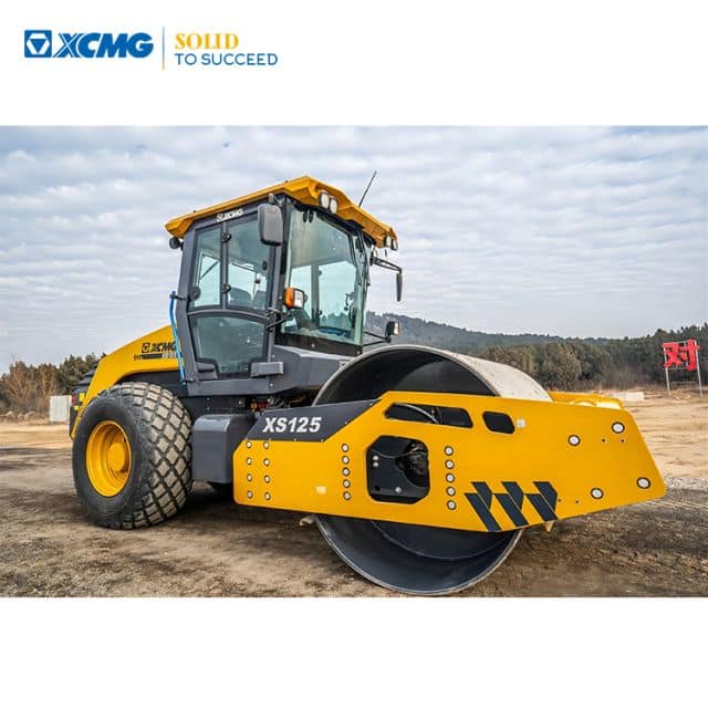 XCMG Official XS125PD Used Vibrating Machine 12ton New Diesel Engine Road Roller Price