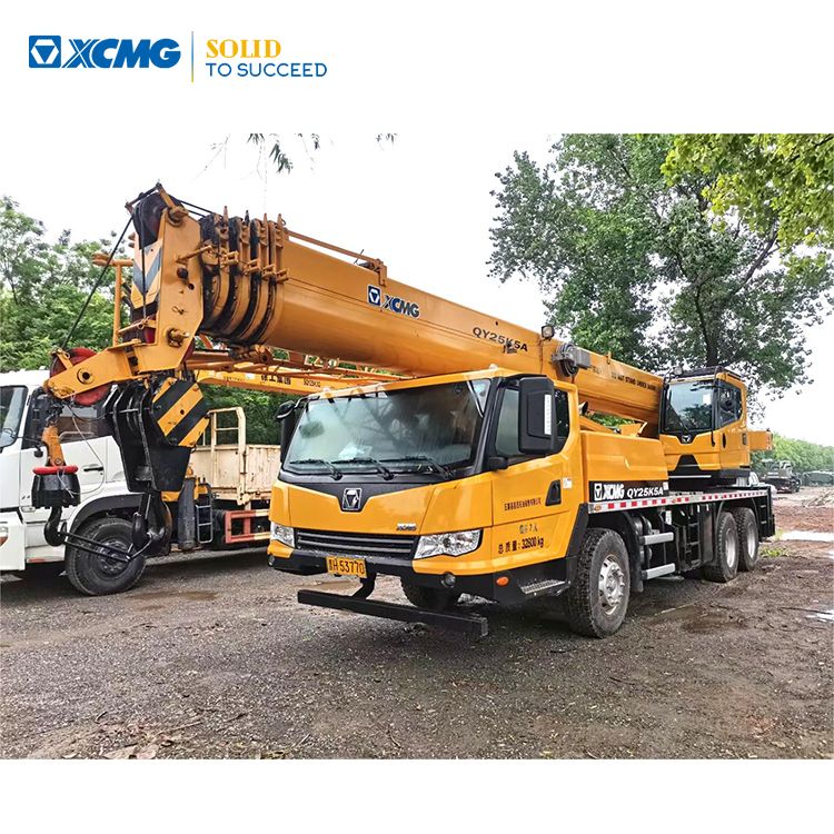 XCMG Official 25 Ton Used Mobile Lifting Boom Truck Crane QY25K5A for Sale