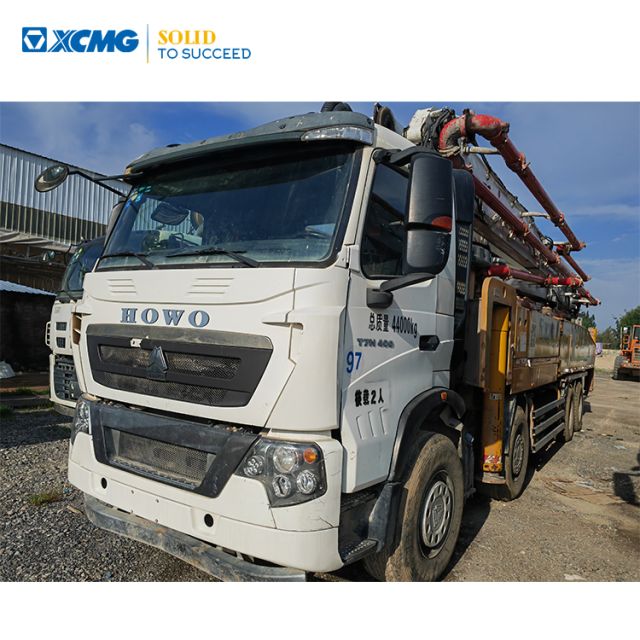 XCMG 62m HB62K Chinese used diesel truck mounted concrete pump price for sale